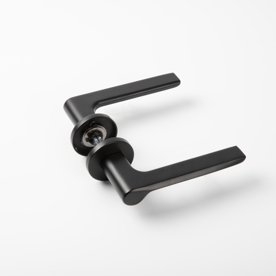 Zinc alloy matt dub qhov rooj xauv