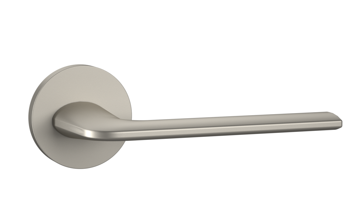 matt satin nickel sab hauv qhov rooj kov