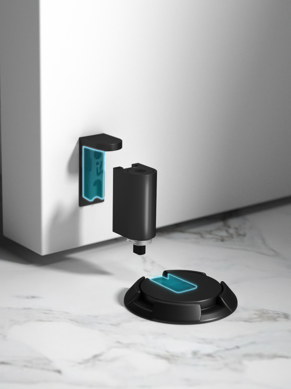 minimalist qhov rooj suction