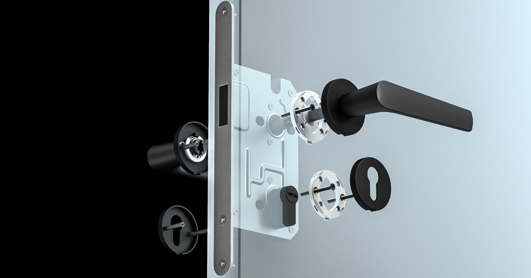 xauv thiab deadbolt teem rau Yalis