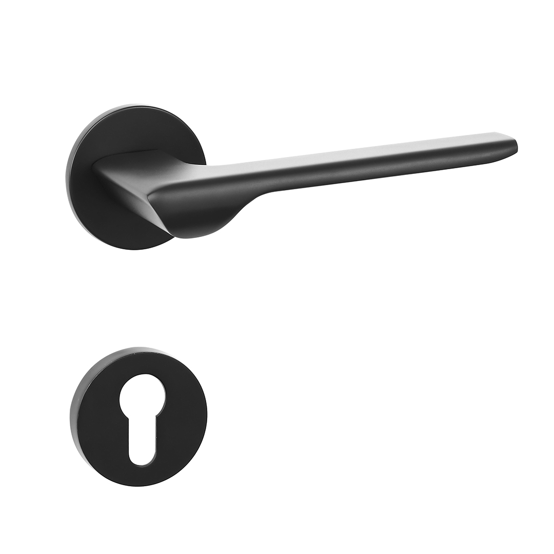 Matt dub sab nrauv qhov rooj kov thiab deadbolts