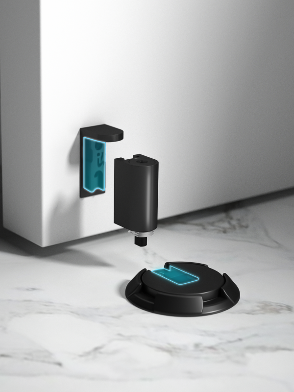 minimalist qhov rooj suction