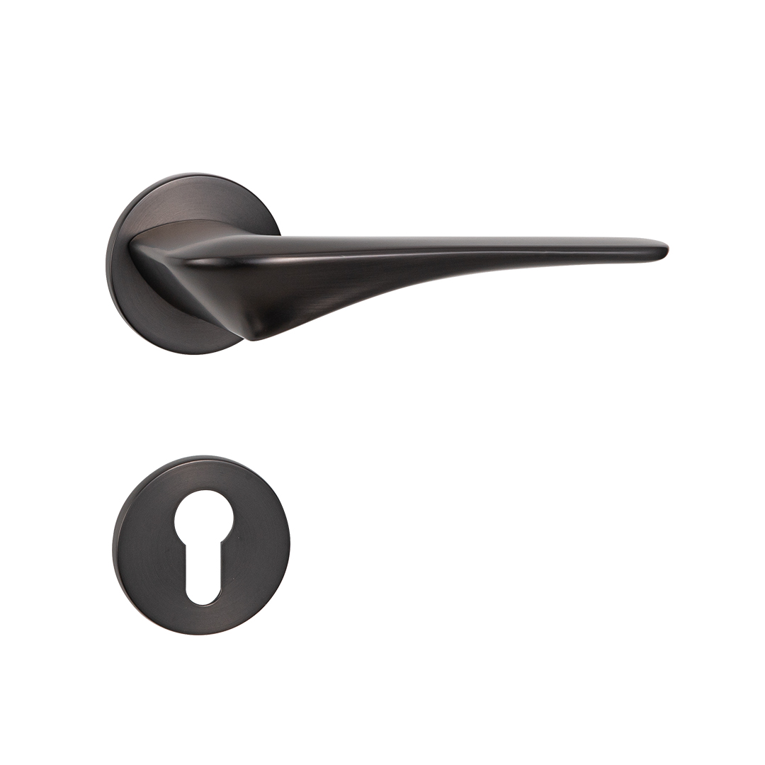 zoo satin dub nickel qhov rooj xauv kov