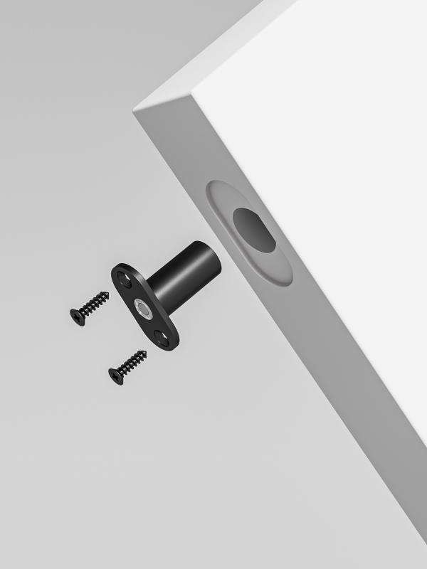 Invisible Door Stopper Npog Tsawg Qhov Chaw Ib qho yooj yim los ntxuav thiab tsis yooj yim rau ncaws Hidden & Simple Design