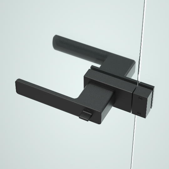 matt dub qhov rooj pob qhov rooj rau iav qhov rooj tsis slim aluminium ncej