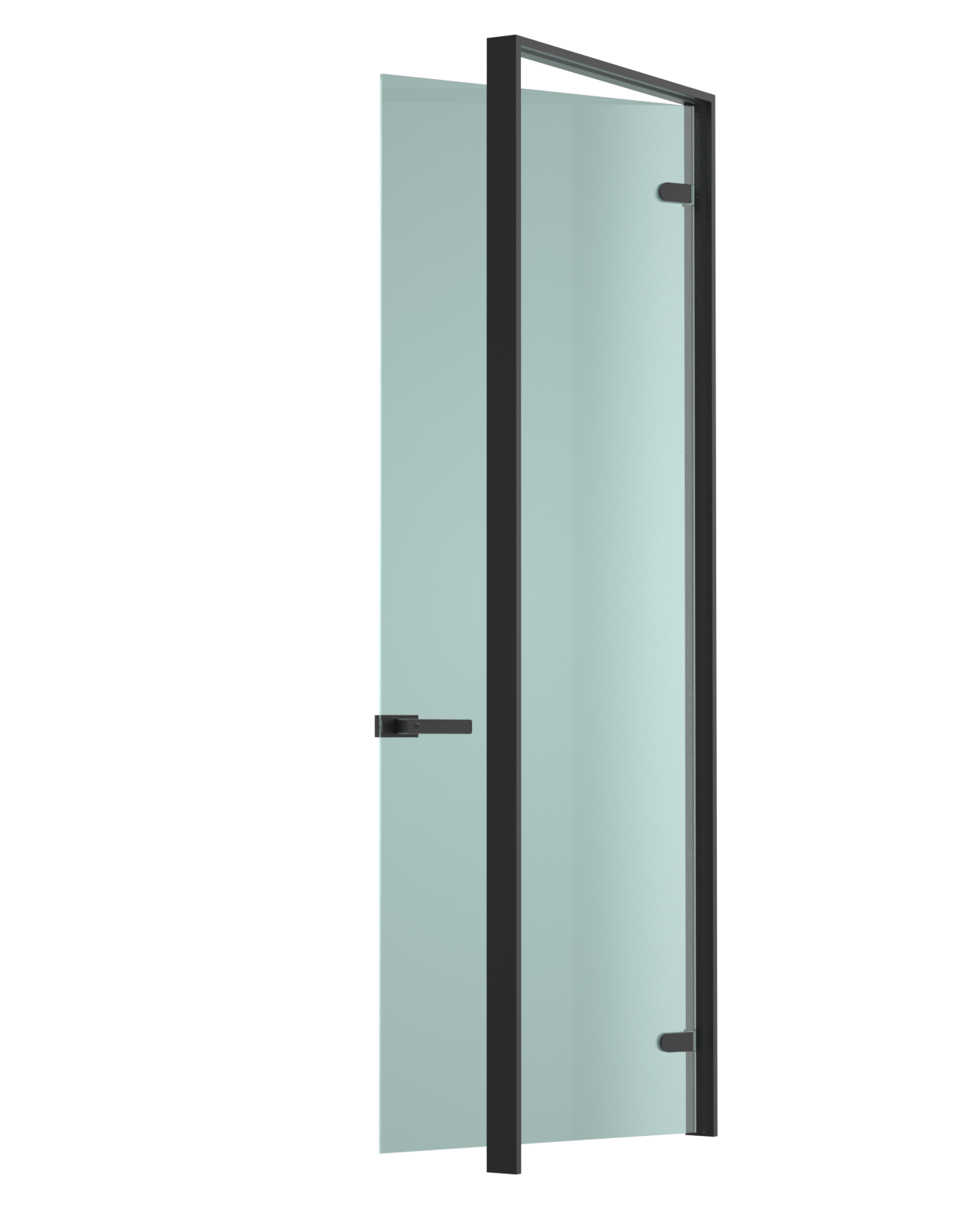 Lub qhov rooj iav tsis muaj slim aluminium ncej ntawm sash