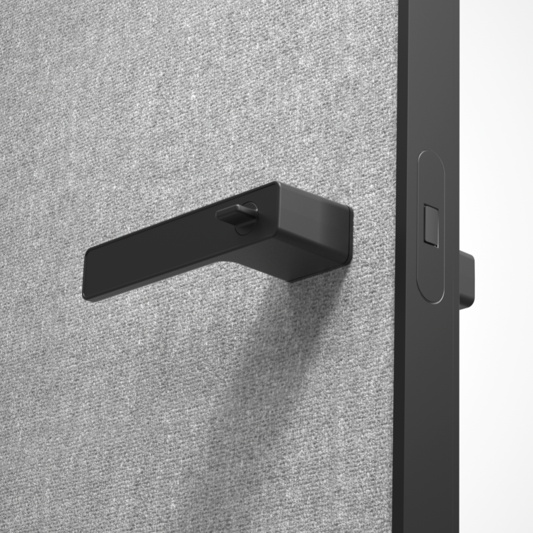 Minimalist matte dub qhov rooj xauv