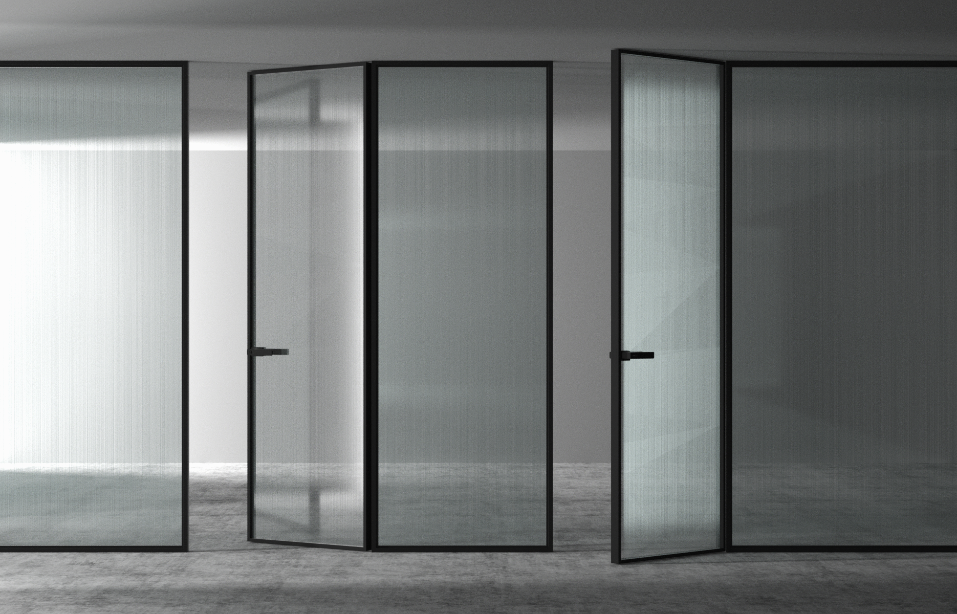 slim aluminium ncej iav qhov rooj scene