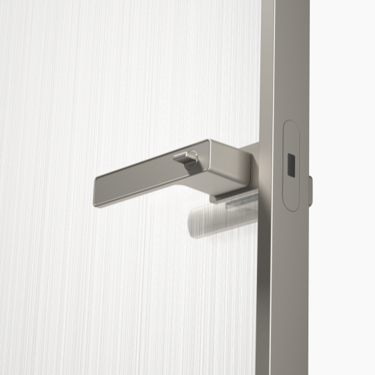tshwj xeeb minimalist platinum grey qhov rooj qhov rooj rau iav qhov rooj nrog slim aluminium ncej