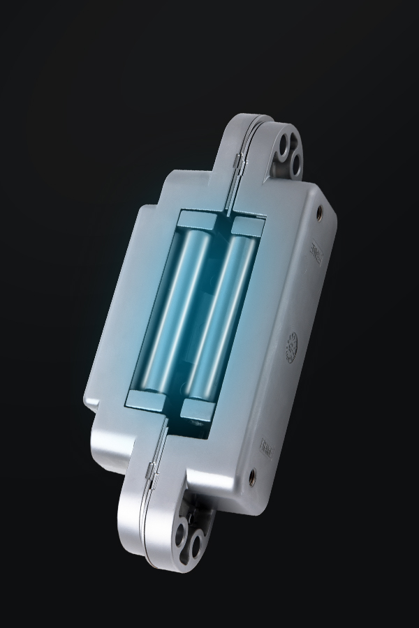 Strong load-bearing door hinge