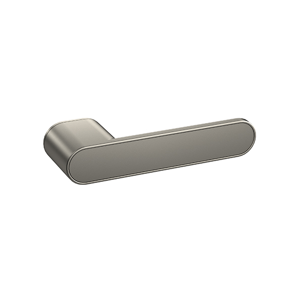 Round door handle with hidden function