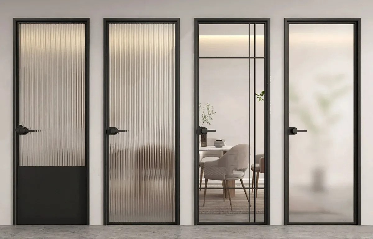 Professional glass door set