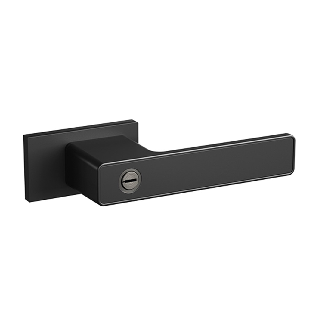 Exclusive Minimalist Door Handle For Glass Door Without Slim Aluminum Frame-Matt Black