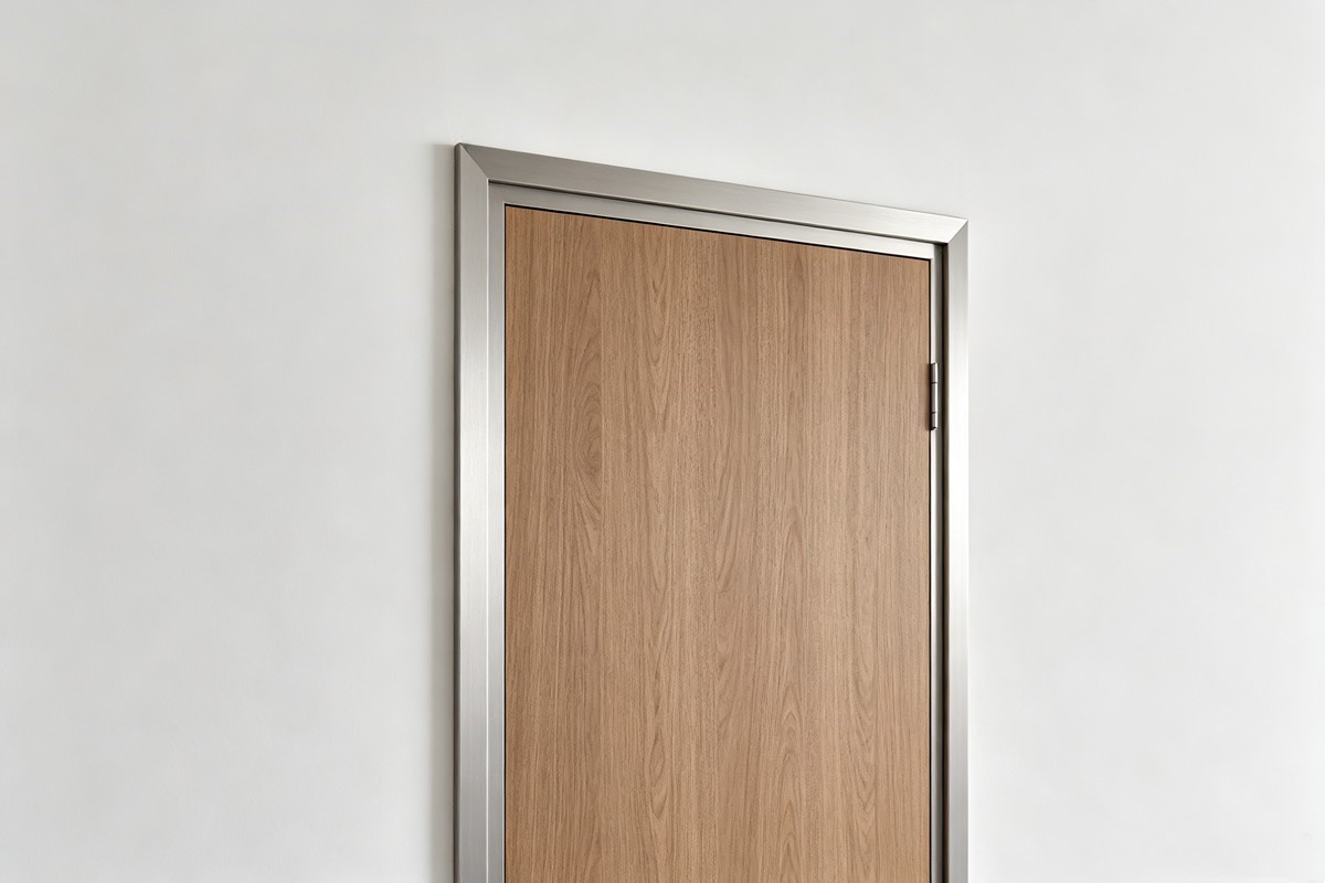 What kind of door hinges should be used for aluminum-wood doors?