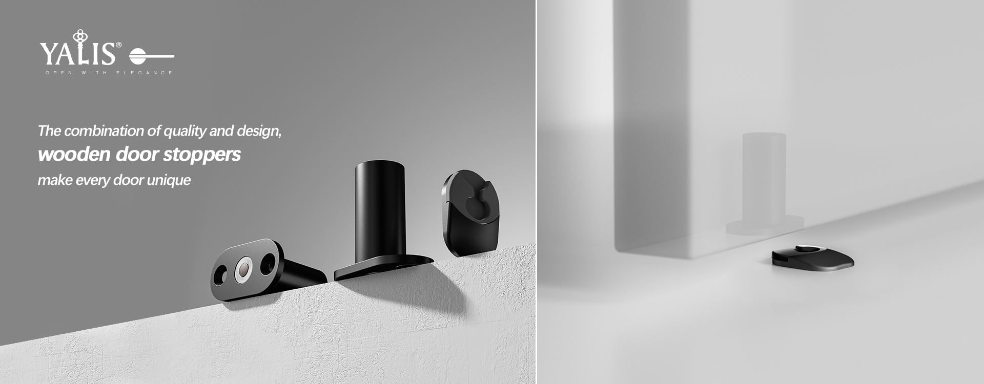 2024 YALIS minimalist wooden door stopper