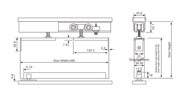 Stainless Steel 304 CE Fire Rated Matt Black Construction Internal Commercial Door Hardware Hinge Lock Door Accessories Building Hardware Fitting Door Hardware