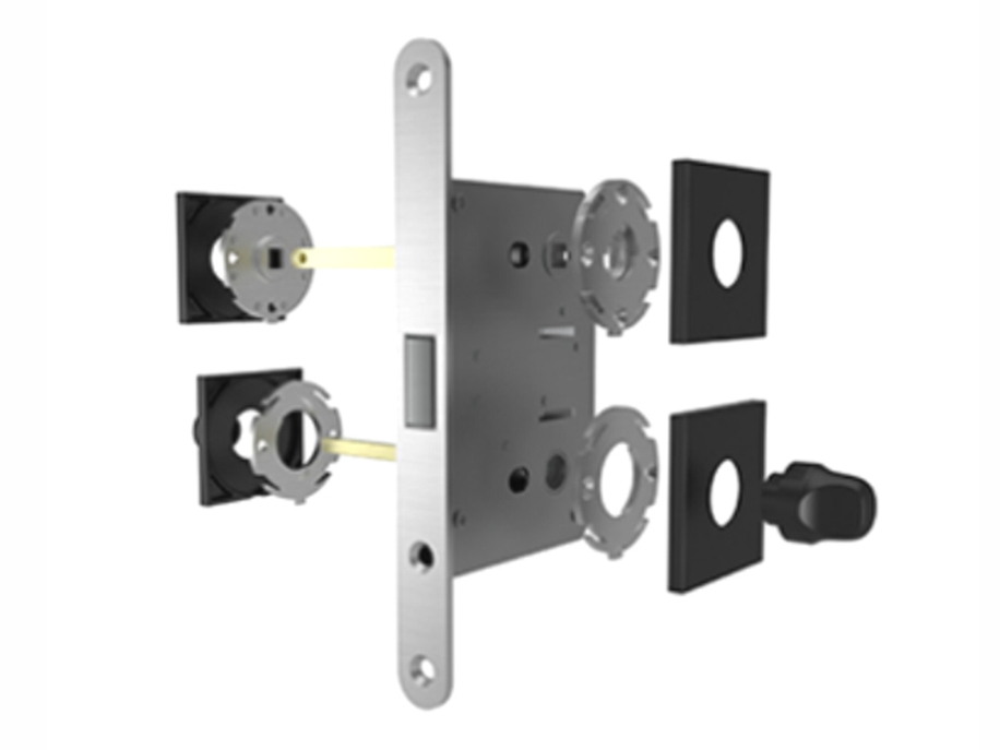 magnetic door lock for glass door