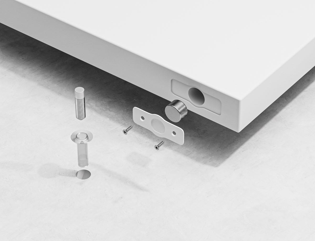 Easy-to-install door stopper