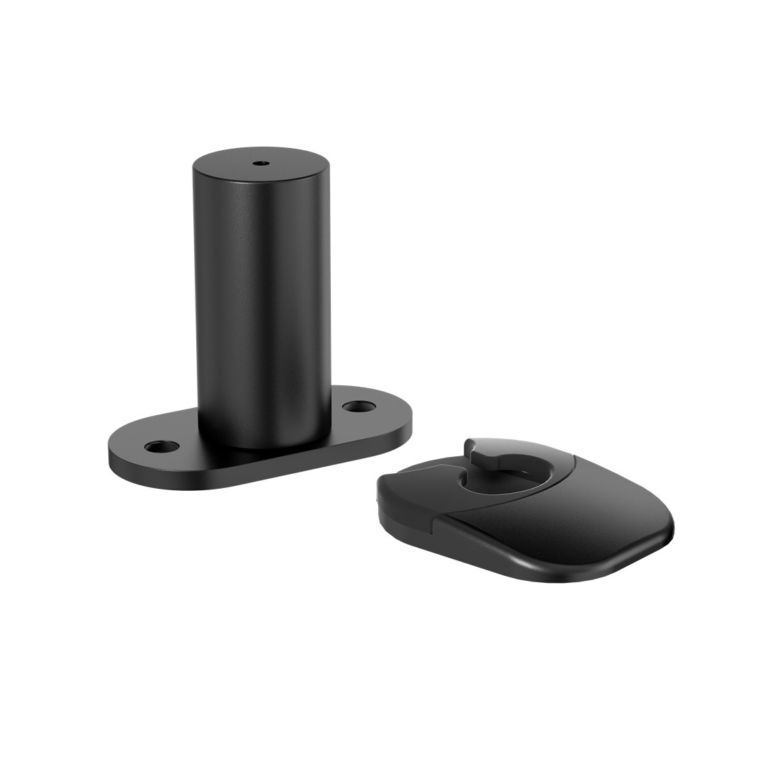 Matt Black Wooden Door Stopper