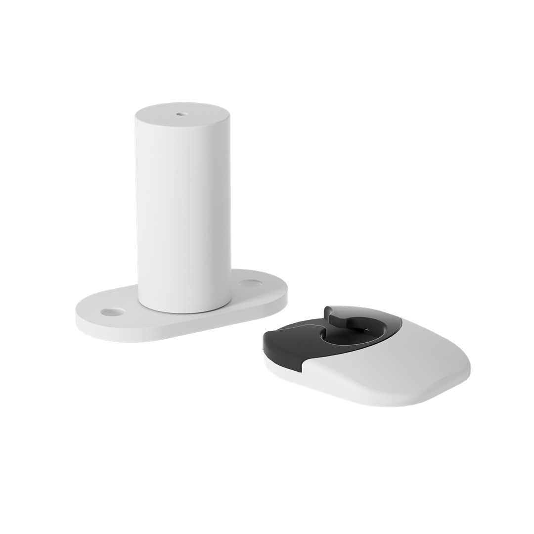 Matt White Wooden Door Stopper