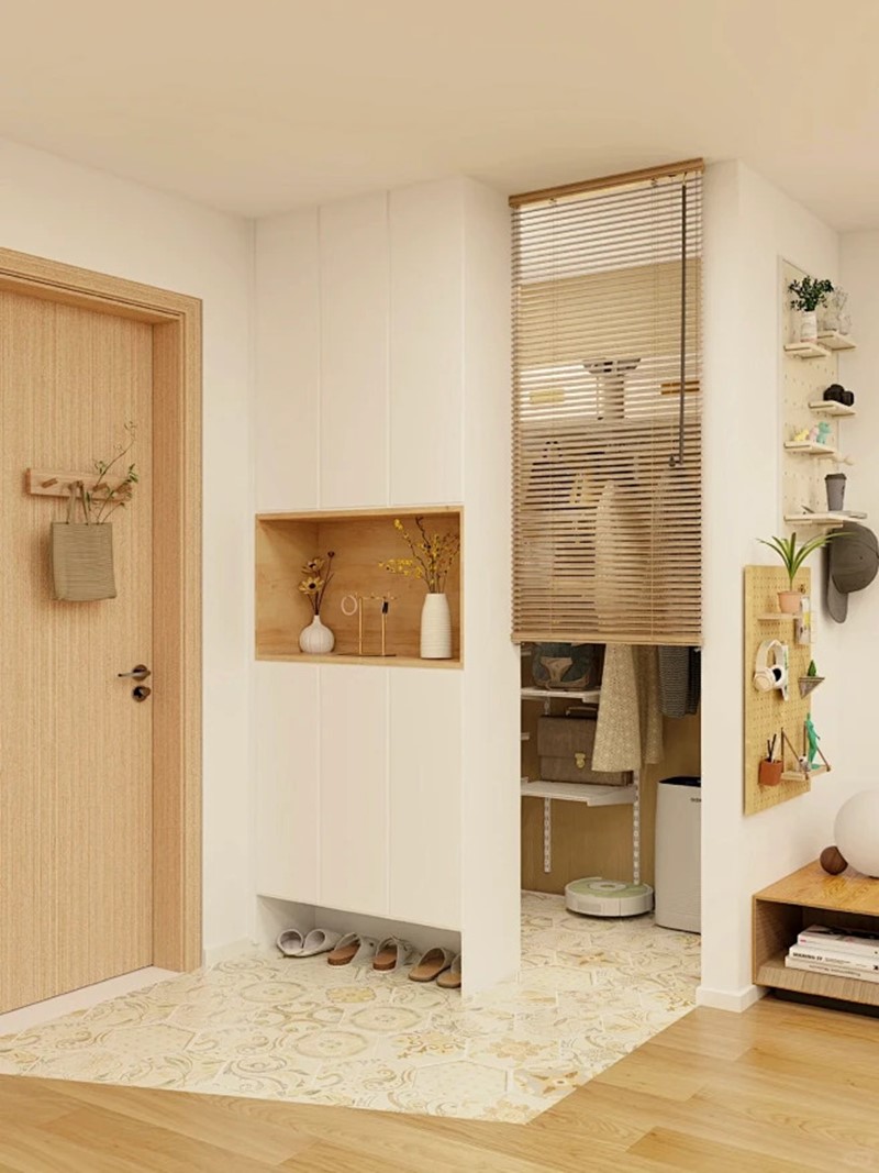 Door handle interior design