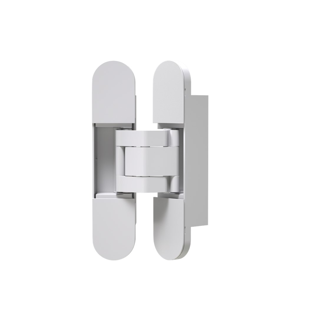 Matt White 3D Door Hinge