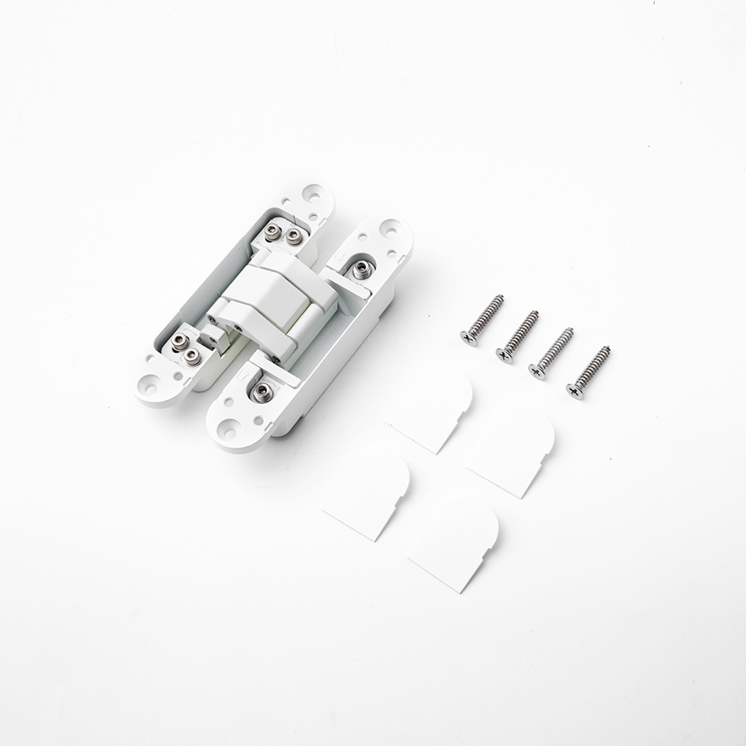 Matt White 3D Door Hinge