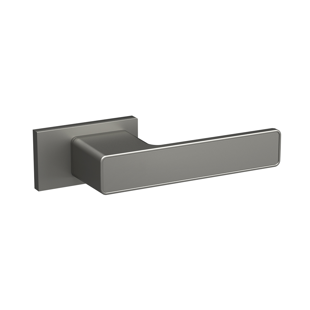 Exclusive Minimalist Door Handle For Glass Door Without Slim Aluminum Frame On Sash-Yalis Grey
