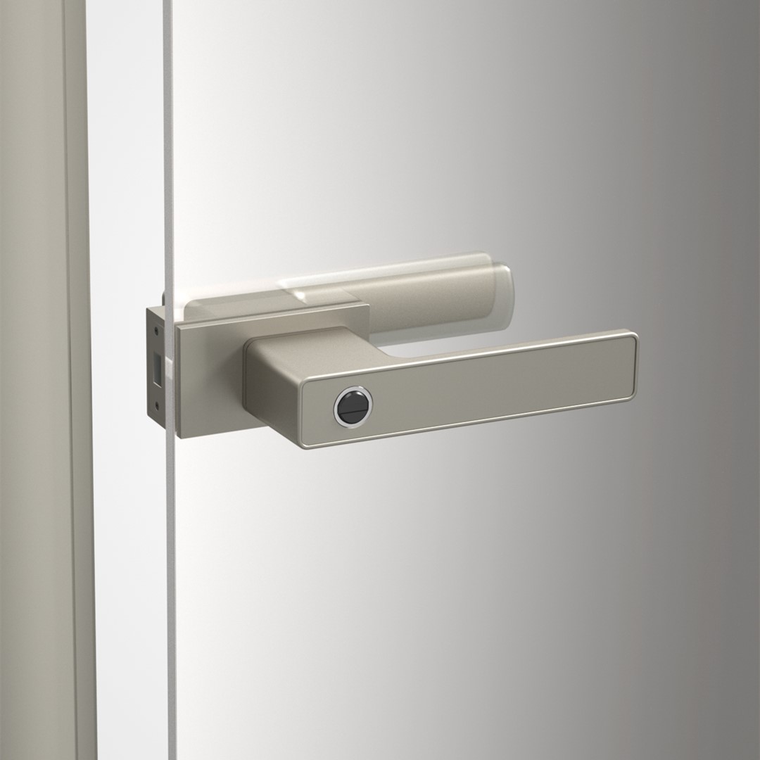 Exclusive Minimalist Door Handle For Glass Door Without Slim Aluminum Frame On Sash-Yalis Grey