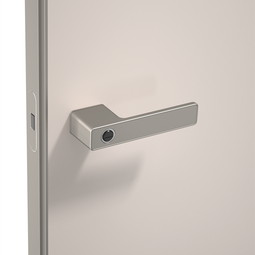 Exclusive Minimalist Door Handle For Wooden Doors-Platinum Grey
