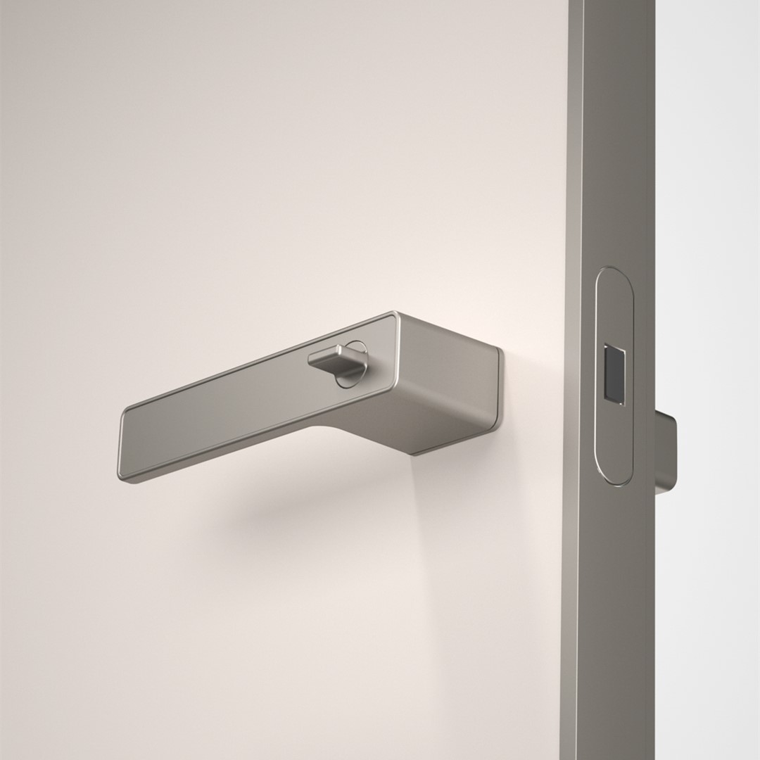 Exclusive Minimalist Door Handle For Wooden Doors-Platinum Grey