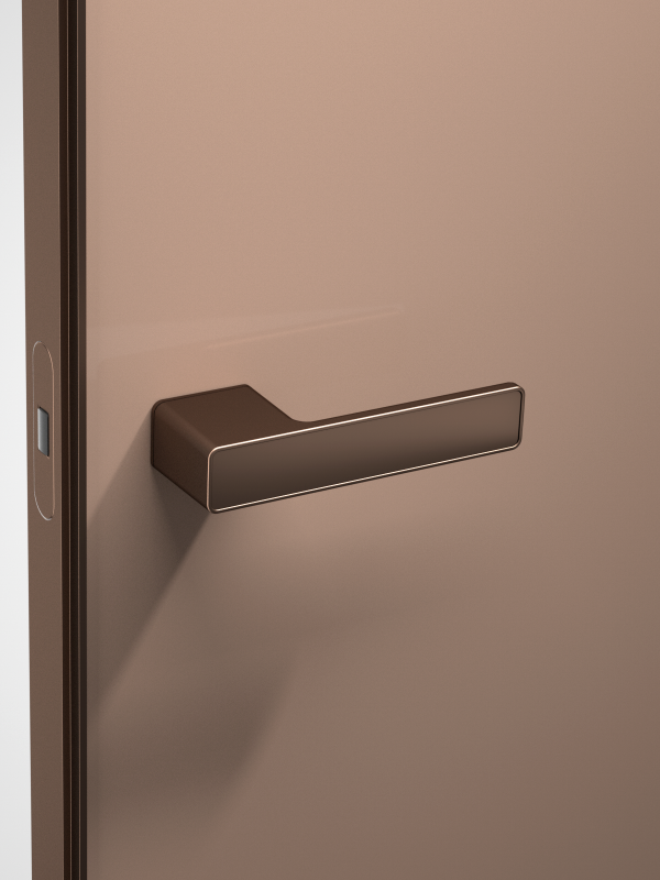 wooden door handle at YALIS