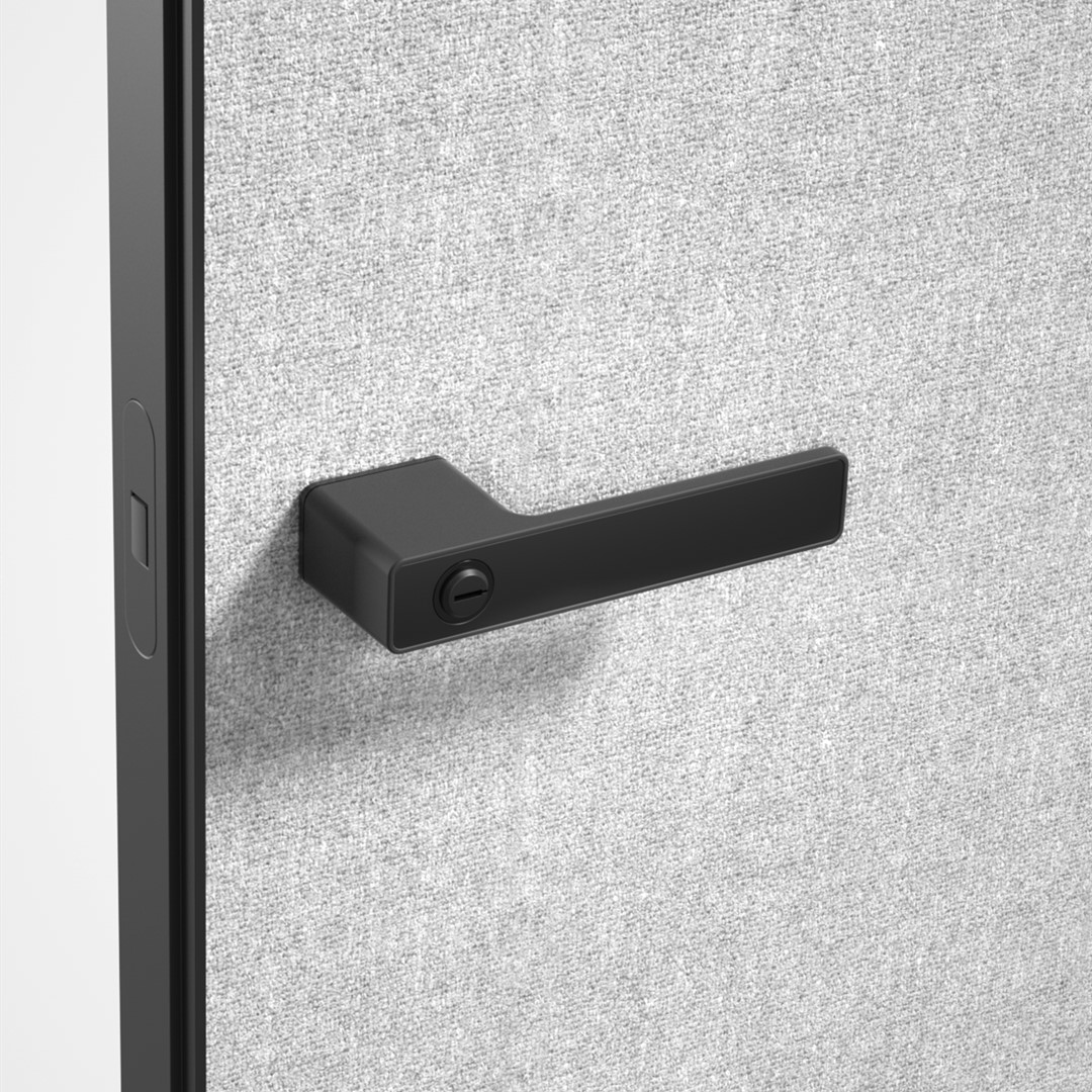 Exclusive Minimalist Door Handle For Wooden Doors-Matt Black