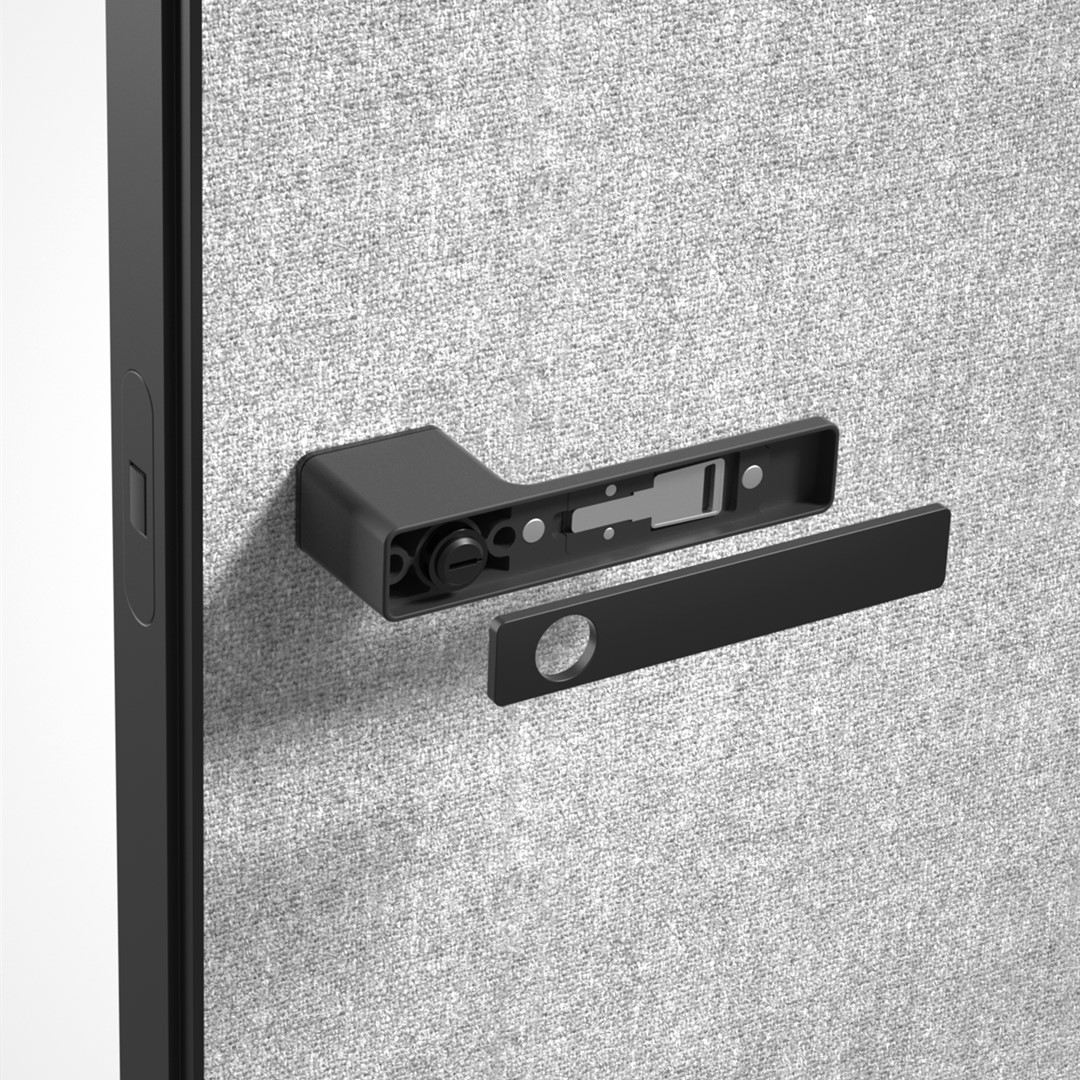 Exclusive Minimalist Door Handle For Wooden Doors-Matt Black