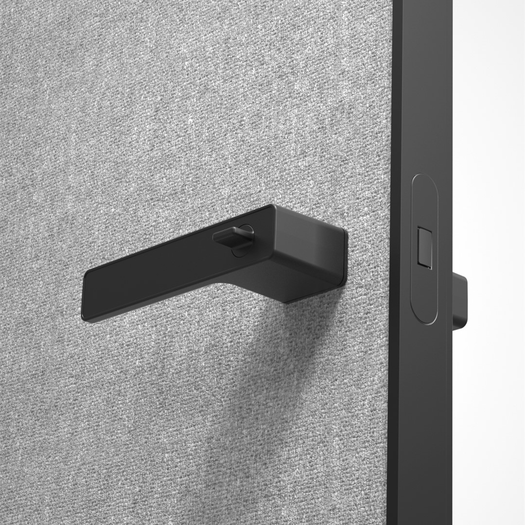 Exclusive Minimalist Door Handle For Wooden Doors-Matt Black