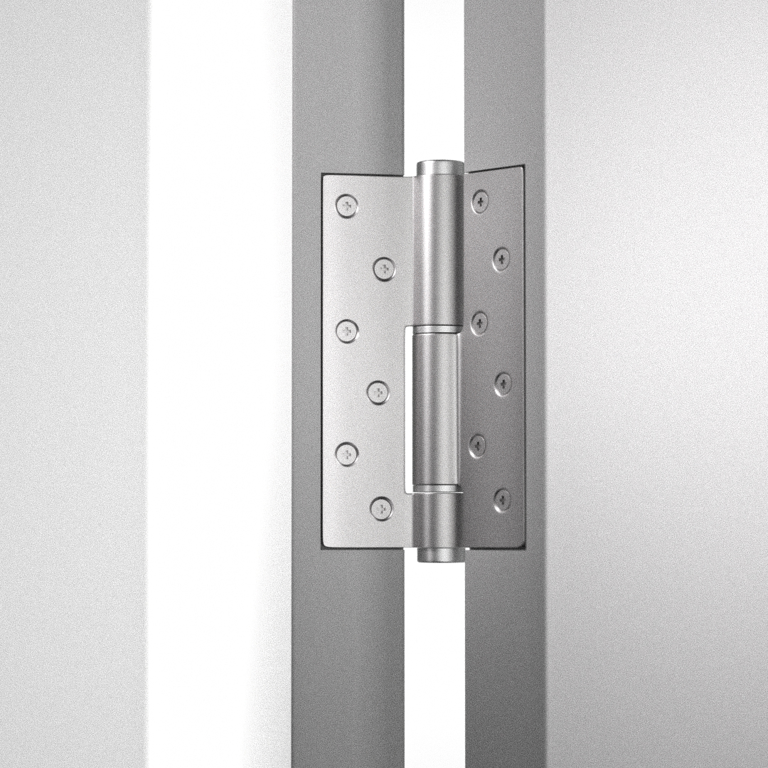 Silver Hydraulic Hinges