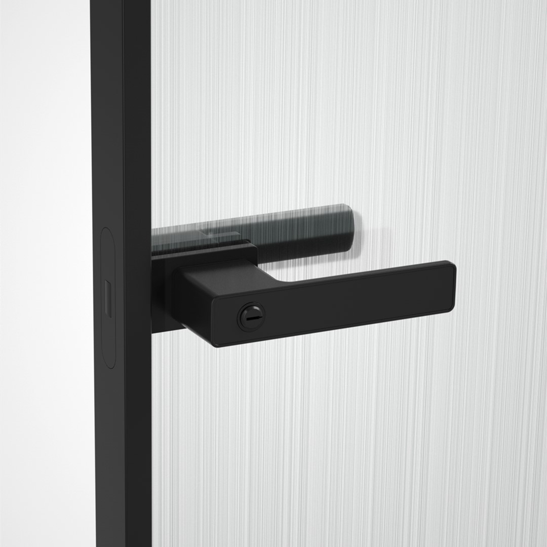 Exclusive Minimalist Door Handle For Glass Door Without Slim Aluminum Frame On Sash