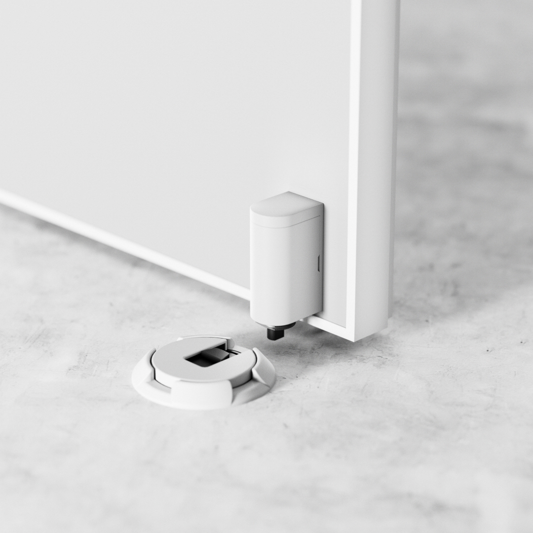 Matt White Windproof Door Stopper